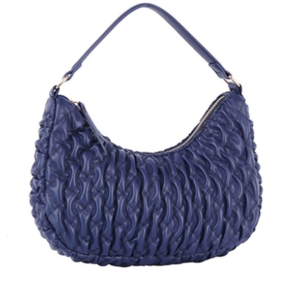 Crescent Leather Shoulder Bag
